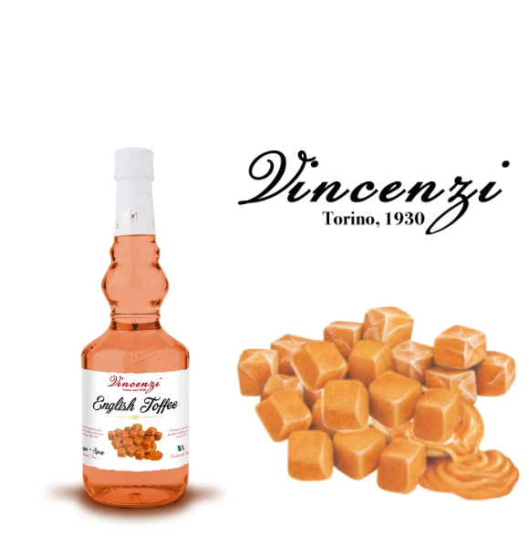 Sirupas VINCENZI English Toffee 700 ml