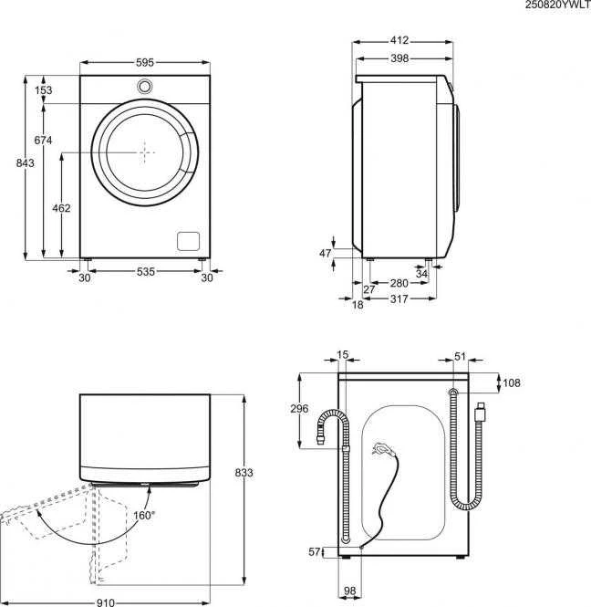 Skalbimo mašina Electrolux EW6SN506W