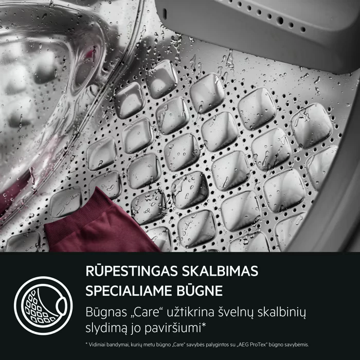 Skalbimo mašina AEG LFR83844VE, 8 kg, baltos spalvos