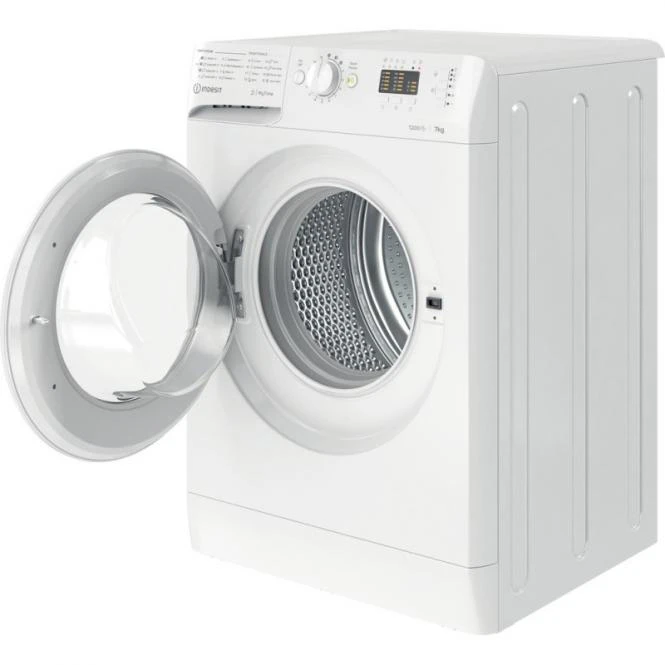 Indesit MTWA71252W Laisvai pastatoma skalbimo mašina su durimis priekyje 7,0 kg, baltos spalvos