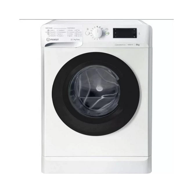 INDESIT | Skalbimo mašina | MTWSE 61294 WK EE | Energy efficiency class C | Front loading | Skalbimo talpa 6kg | 1150 RPM | Gylis 42.5 cm | Plotis 59.5 cm | Ekranas | Big Digit | Baltas