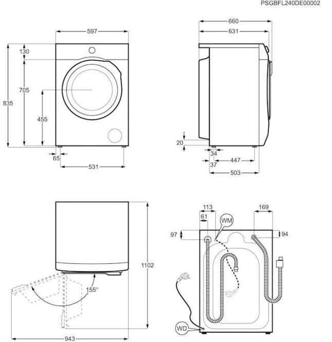 Skalbimo mašina Electrolux EW9F7607WCE