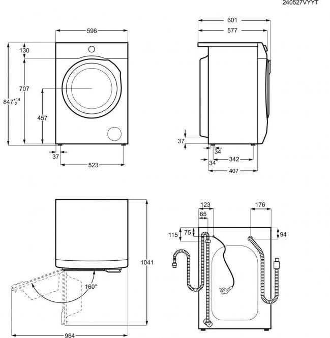 Skalbimo mašina Electrolux EW7F3484UE