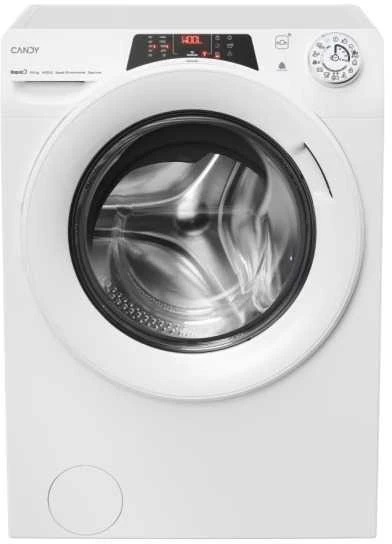 Candy Skalbimo mašina with Dryer | ROW 4854DWMT/1-S | Energy efficiency class A/D | Front loading | Skalbimo talpa 8kg | 1400 RPM | Gylis 53 cm | Plotis 60 cm | Ekranas | TFT | Drying system | Drying capacity 5kg | Steam function | Wi-Fi | Baltas