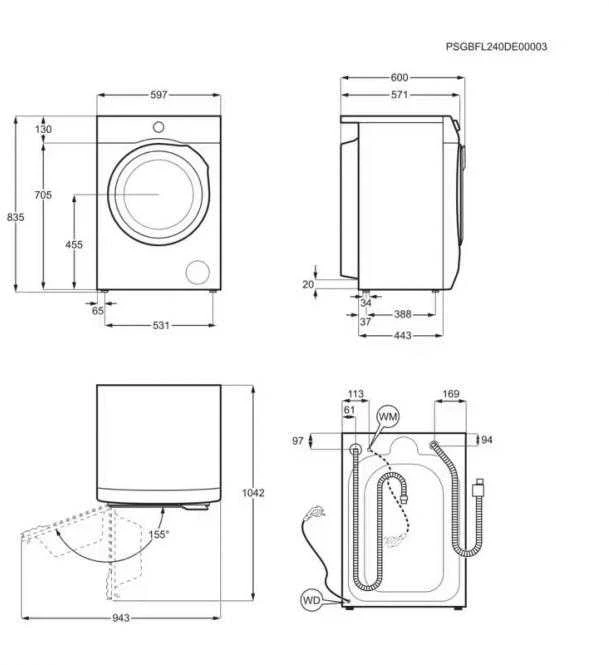 Skalbimo mašina Electrolux EW7W5697QE