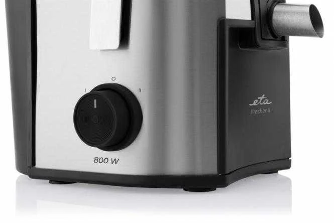 Virtuvinės svarstyklės ETA | Juicer | Fresher II ETA503290000 | Type Centrifugal | Sidabrinis/Juodas | 800 W | Greičių skaičius 2 | 19000 RPM