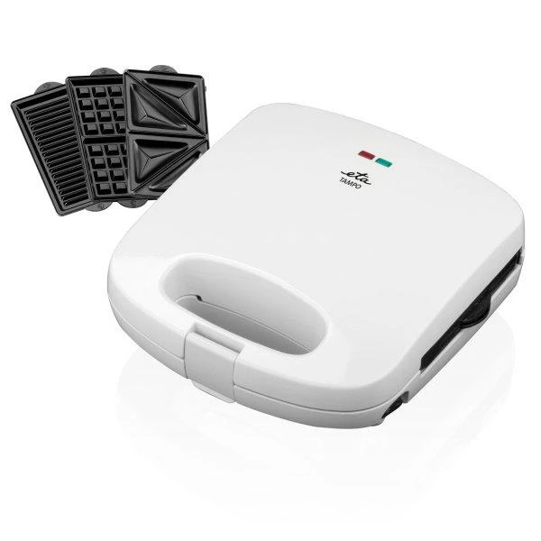 Sumuštinių keptuvas ETA | Sumuštinių keptuvė | Tampo ETA415690000 | 700 W | Lentelių skaičius 3 | Kepinių skaičius 2 | Baltas