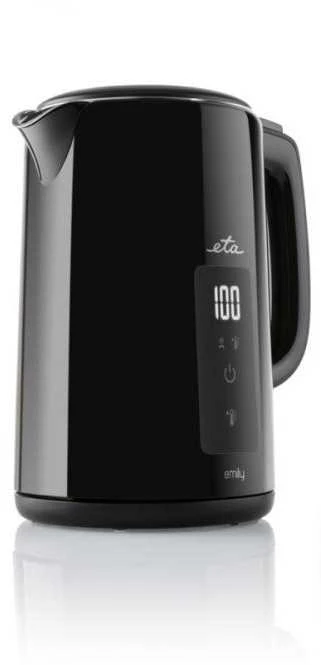 ETA Virdulys | Emily ETA459590000 | Electric | 2200 W | 1.5 L | Nerūdijantis plienas | 360° rotational base | Juodas