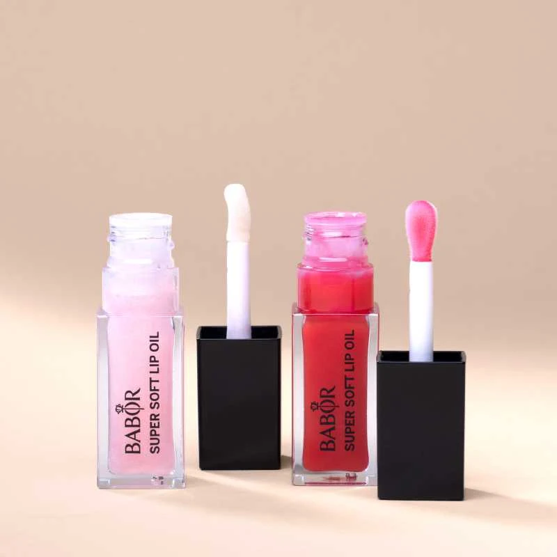 BABOR Aliejinis lūpų blizgis Super Soft Lip Oil 02 Juicy Raudona