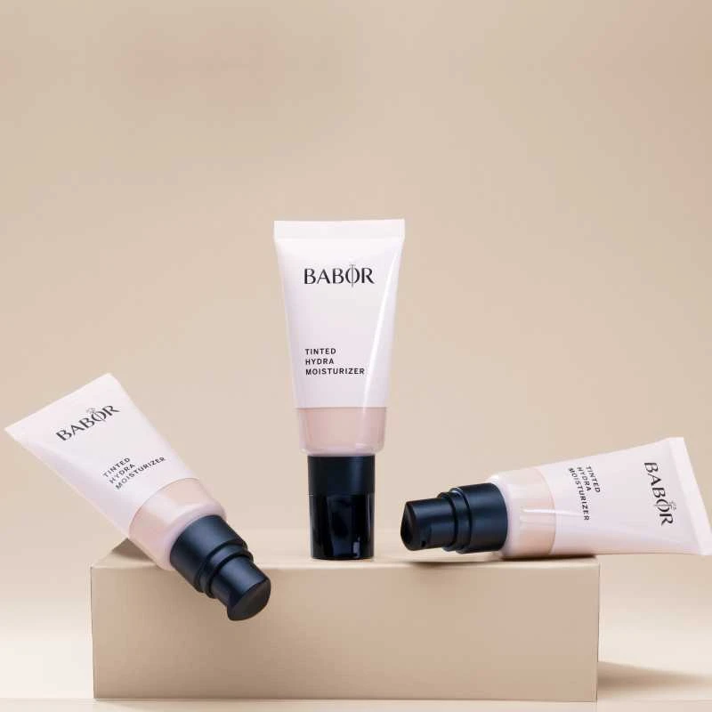 BABOR Drėkinanti pudra Tinted Hydra Moisturizer 01 Ivory