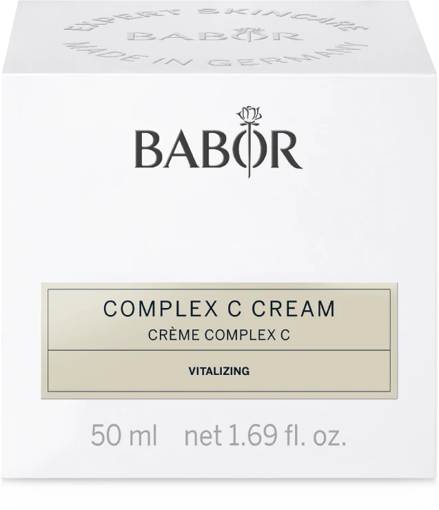 Babor Skinovage Complex C Kreminis gyvybingumą atsatantis veido kremas su vitaminu C, 50 ml