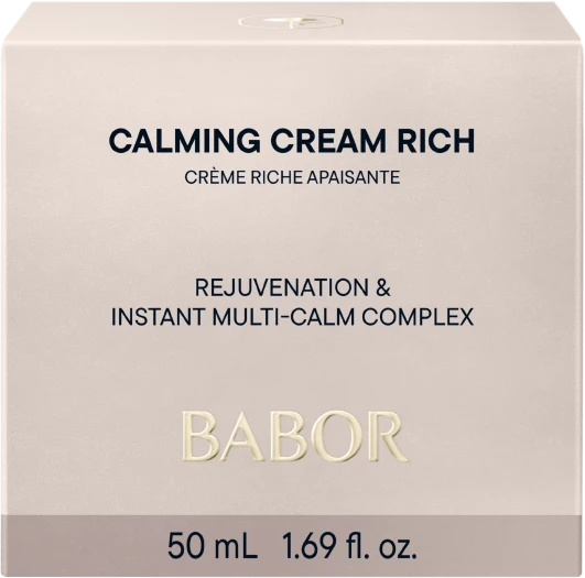 Babor Skinovage Calming Kreminis Rich raminantis veido kremas jautriai odai, 50 ml