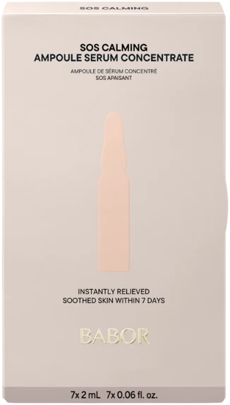Babor SOS Calming Ampoule Concentrates raminančios ampulės veidui, 7 x 2 ml