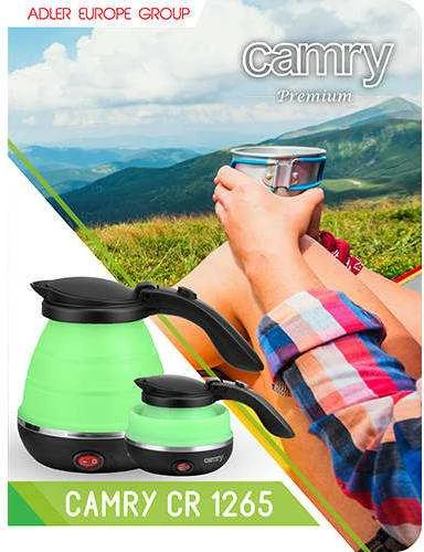 Camry | Travel Virdulys | CR 1265 | Electric | 750 W | 0.5 L | Plastic | Žalias