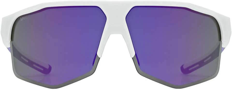 Akiniai Uvex axos set baltas matt / mirror violetinė