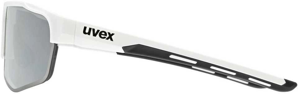 Akiniai Uvex axos set baltas matt / mirror sidabrinis