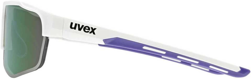 Akiniai Uvex axos set baltas matt / mirror violetinė