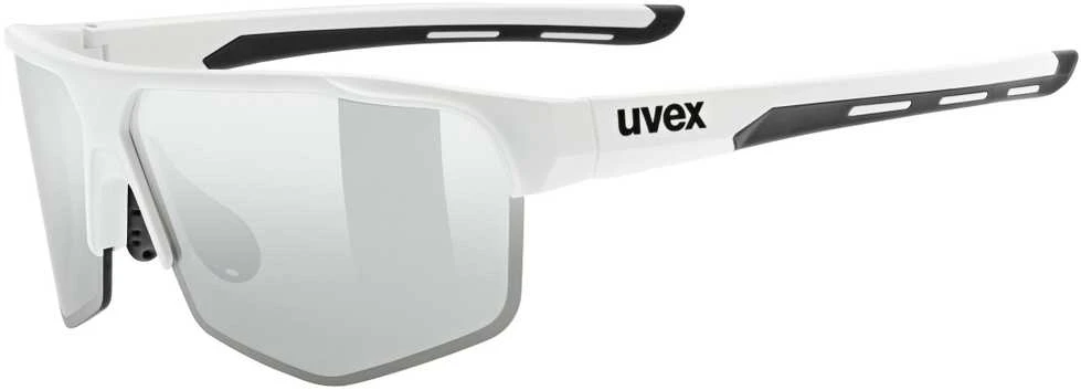 Akiniai Uvex axos set baltas matt / mirror sidabrinis