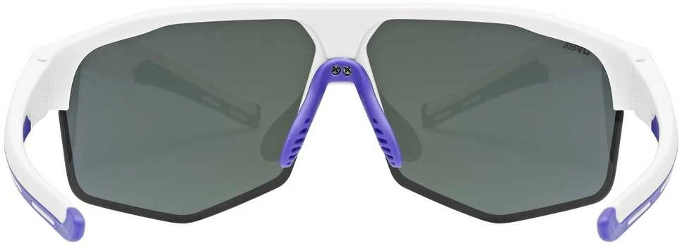 Akiniai Uvex axos set baltas matt / mirror violetinė