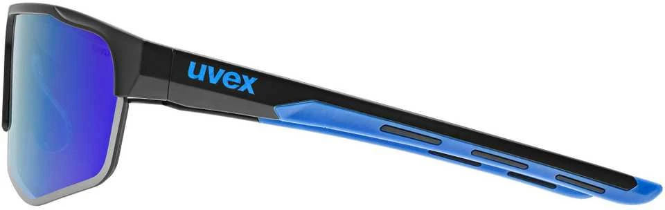 Akiniai Uvex axos set juodas mat / mirror mėlynas