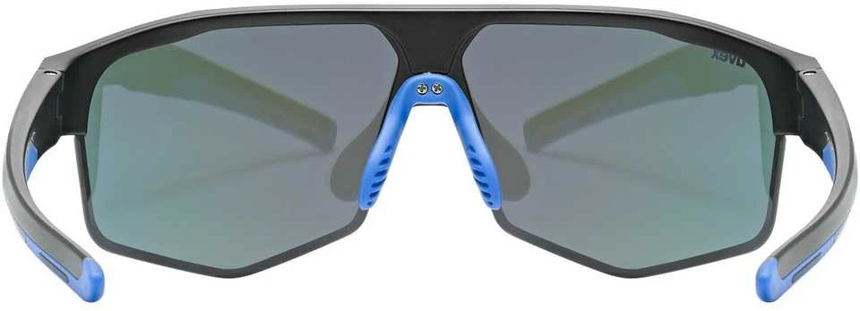 Akiniai Uvex axos set juodas mat / mirror mėlynas