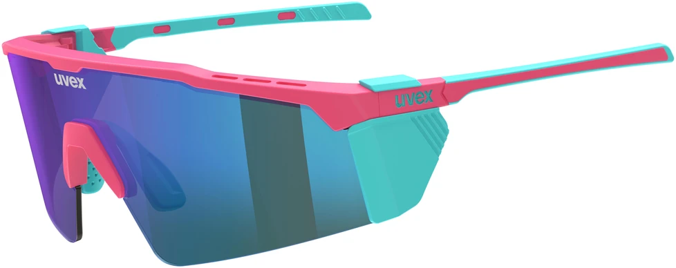 Akiniai Uvex flowline glacier pink matt / mirror mėlynas