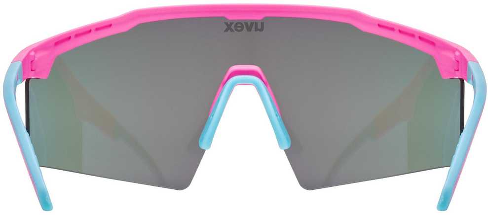 Akiniai Uvex flowline pink matt / mirror mėlynas