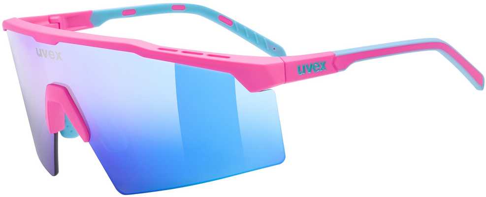 Akiniai Uvex flowline pink matt / mirror mėlynas