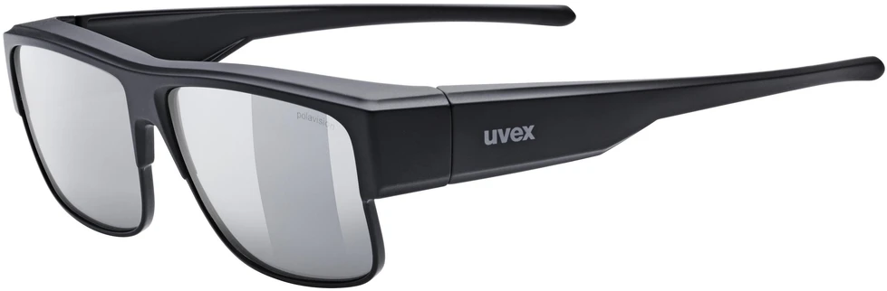 Akiniai Uvex obtic P juodas matt / mirror sidabrinis
