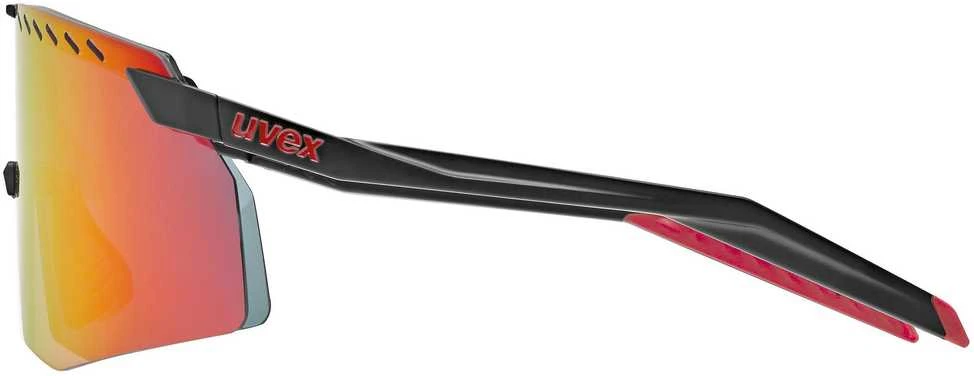 Akiniai Uvex pace stage juodas matt / mirror red