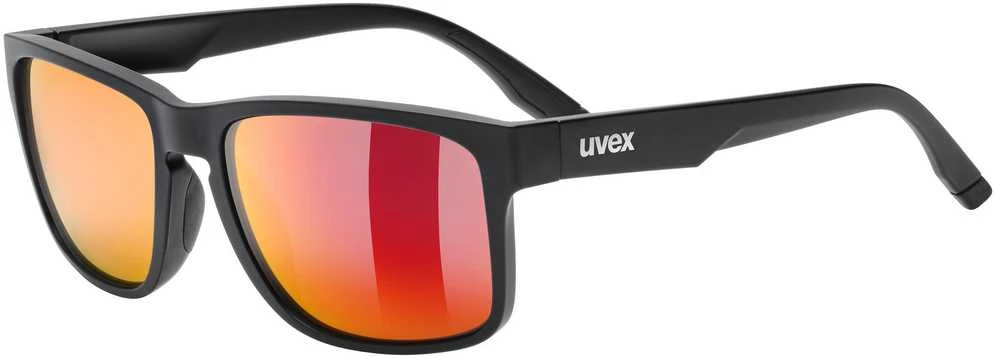 Akiniai Uvex poise juodas matt / mirror red