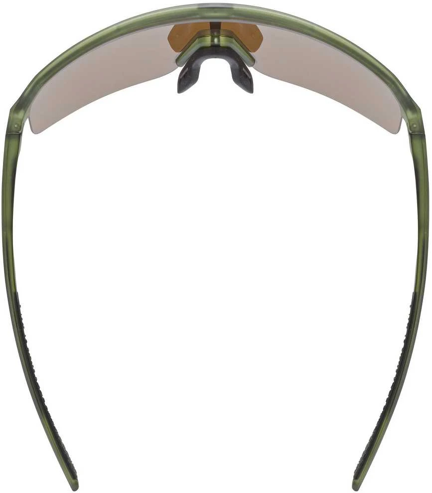 Akiniai Uvex ramp olive matt / mirror auksinis