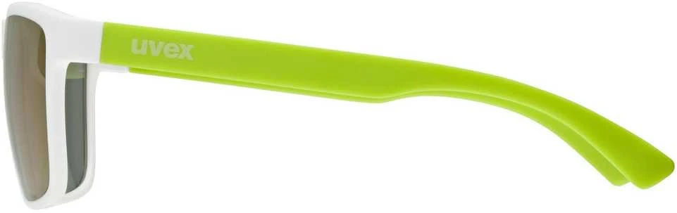 Akiniai Uvex rookie baltas-lime mat / mirror žalias