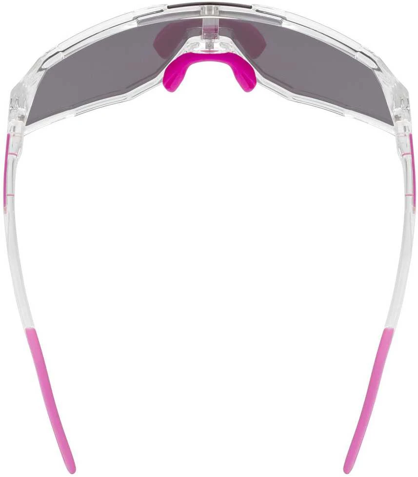 Akiniai Uvex sequenze clear / mirror pink