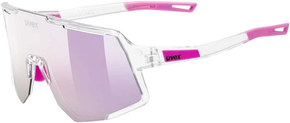 Akiniai Uvex sequenze clear / mirror pink