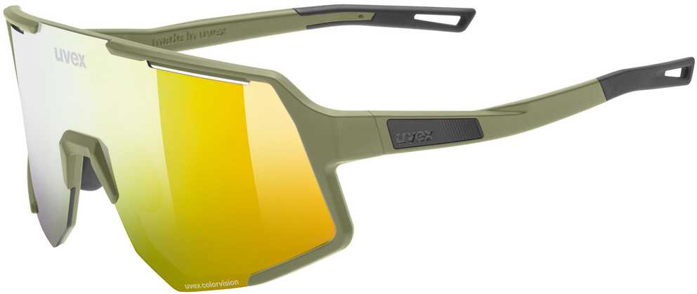Akiniai Uvex sequenze CV olive matt / mirror yellow