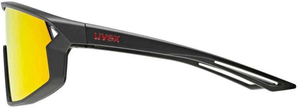 Akiniai Uvex skyrise jr. juodas matt / mirror red