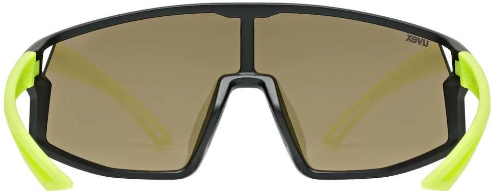 Akiniai Uvex skyrise jr. juodas-yellow matt / mirror yellow