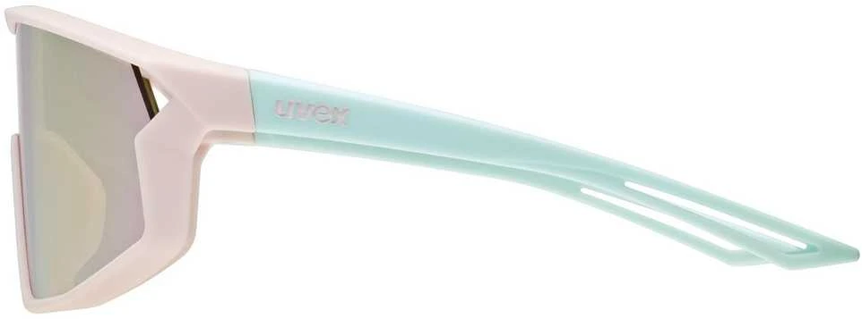 Akiniai Uvex skyrise jr. pink-žalias matt / mirror pink