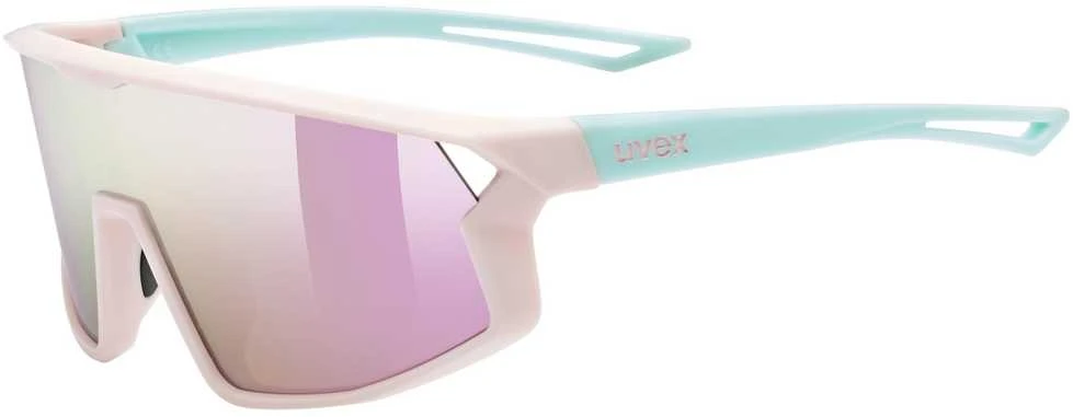 Akiniai Uvex skyrise jr. pink-žalias matt / mirror pink