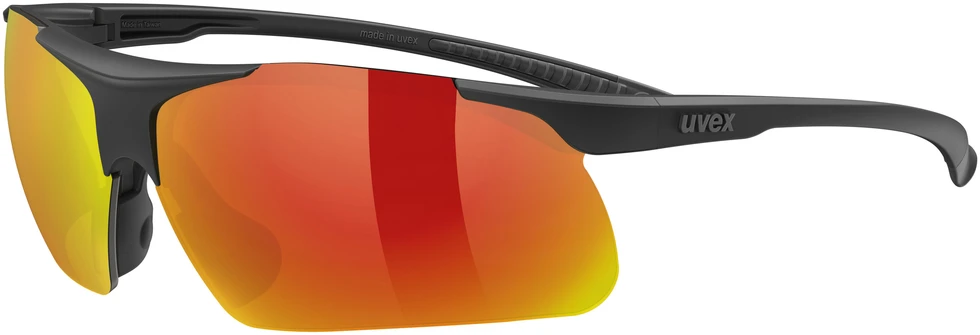 Akiniai Uvex slade juodas matt / mirror red