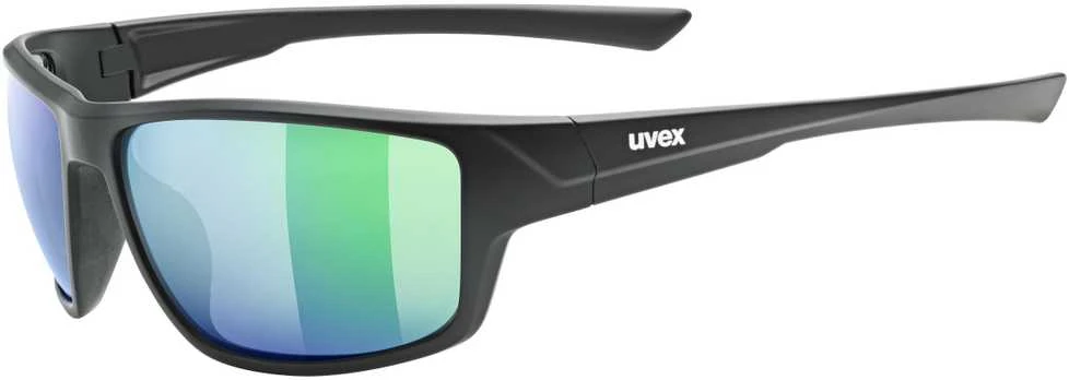Akiniai Uvex sportstyle 230 juodas mat / mirror žalias