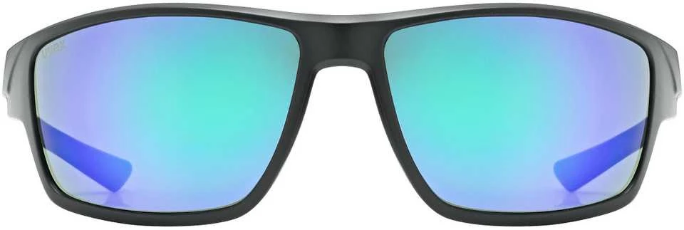 Akiniai Uvex sportstyle 230 juodas mat / mirror žalias