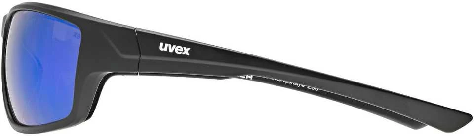 Akiniai Uvex sportstyle 230 juodas mat / mirror žalias
