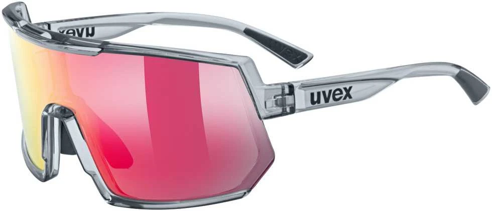 Akiniai Uvex sportstyle 235 smoke transparent / mirror red