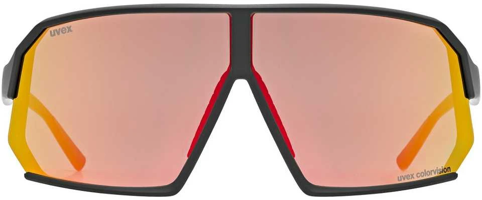 Akiniai Uvex sportstyle 237 CV juodas mat / racy red