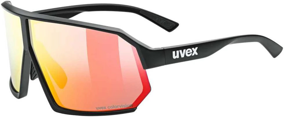 Akiniai Uvex sportstyle 237 CV juodas mat / racy red
