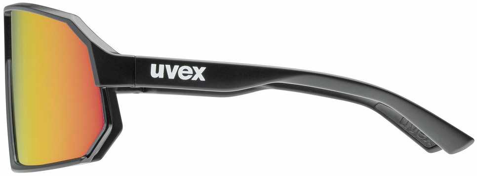 Akiniai Uvex sportstyle 237 juodas matt / mirror red