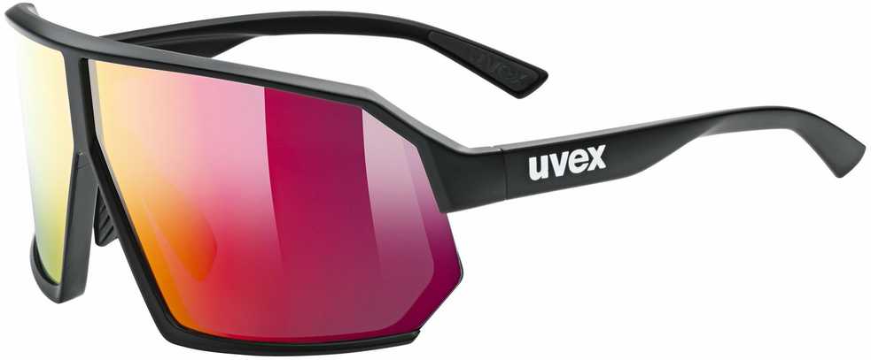 Akiniai Uvex sportstyle 237 juodas matt / mirror red