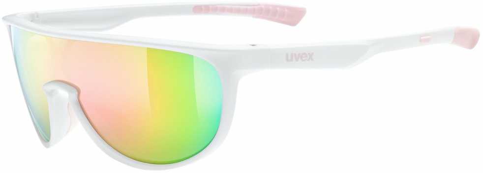 Akiniai Uvex sportstyle 515 baltas matt / mirror pink